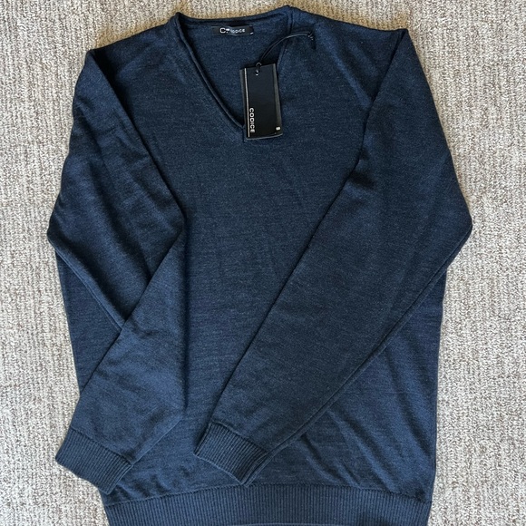 Mens sweater new Extra Fine Merino Wool
